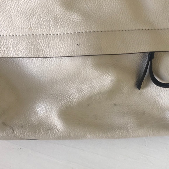 Kate Spade leather cream and navy purse - Picture 3 of 5